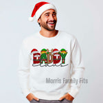 Dad/Daddy Claus Faux Embroidery