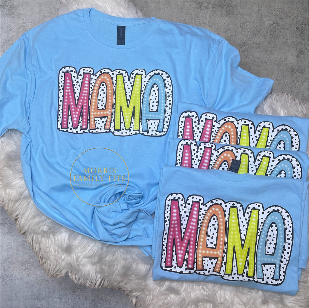 Colorful Mama Dot Tee