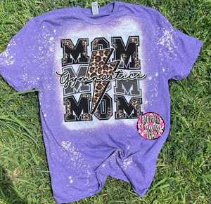 Gymnastics Mom Bleached Shirt